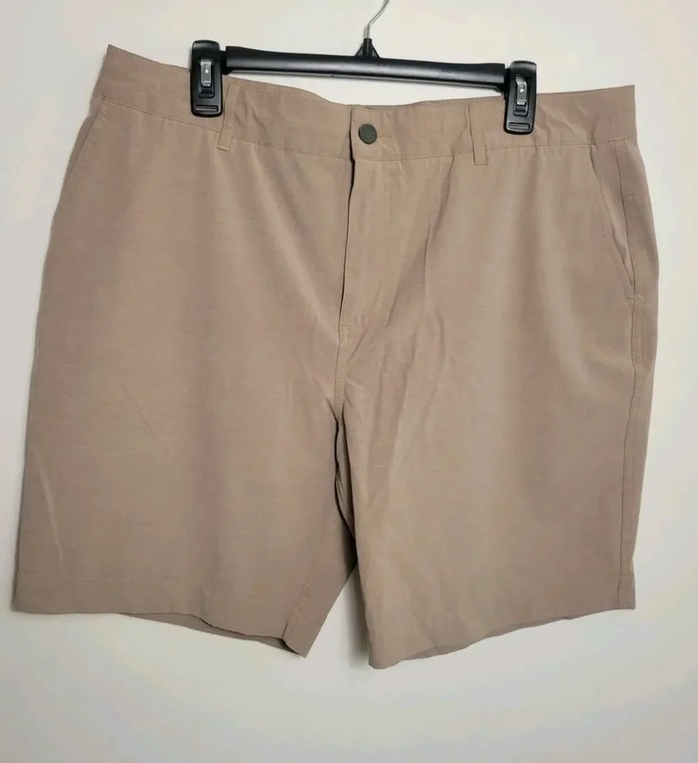 Faherty All Day Shorts Mens 36 Tan Performance Stretch Chino 7